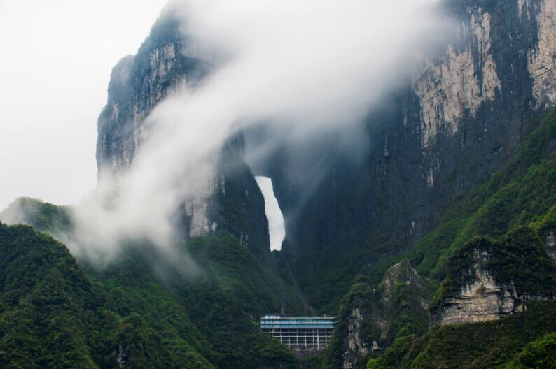 張家界天門山美景